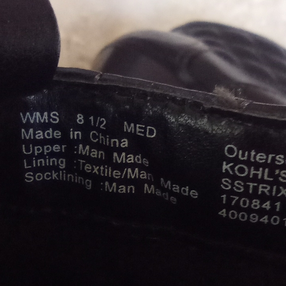 Soul sensibility. Stylish black boots. Size 8 and 1/2 medium. Never been worn. - Picture 9 of 10